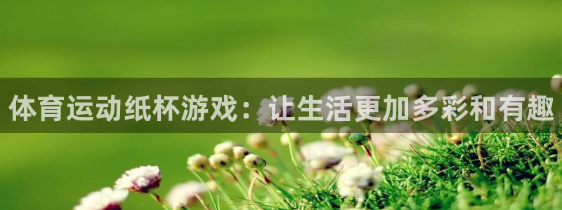  竞技宝手机端下载安装：体育运动纸杯游戏：让生活更加多彩和有趣